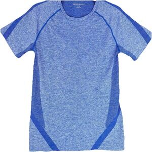 Beachbody Gear Men's Blue Short Sleeve Shirt Stretch Active Workout Lightweight